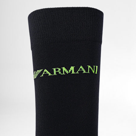 Emporio Armani - Lot De 3 Paires De Chaussettes 302402 Noir