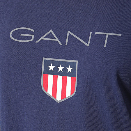 Gant - Tee Shirt Shield Bleu Marine