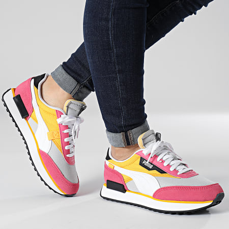 Puma Baskets Femme Future Rider Play On 371149 Gray Violet