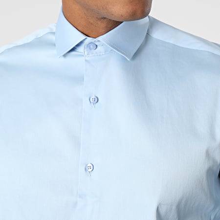 Zelys Paris - Camicia a maniche lunghe Y3642 Azzurro