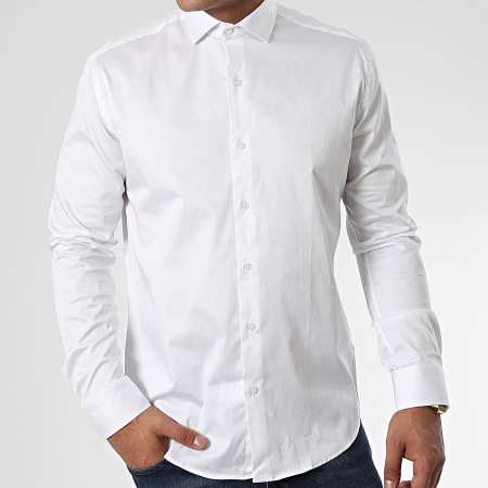 Zelys Paris - Camicia a maniche lunghe Y3642 Bianco