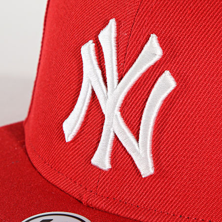 '47 Brand - Casquette Snapback MLB New York Yankees No Shot Captain Rouge