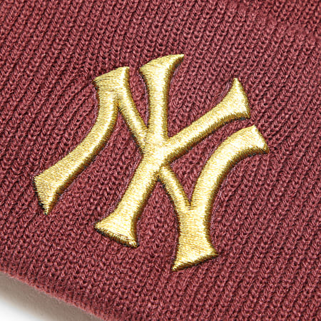 '47 Brand - Berretto New York Yankees Bordeaux Oro