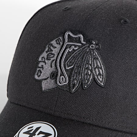 '47 Brand - Gorra NHL Chicago Blackhawks Negra