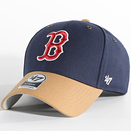 '47 Brand - MLB Boston Red Sox Campus Cap Blu Navy Cammello