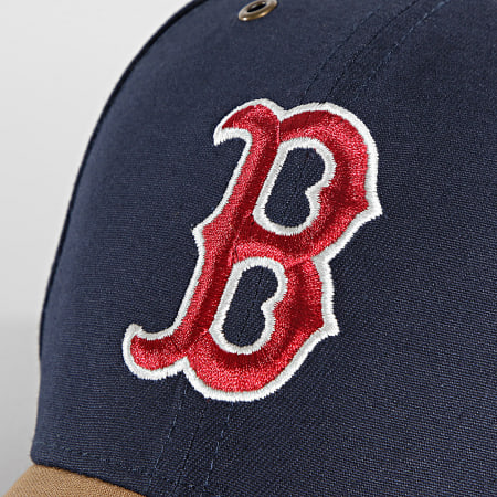 '47 Brand - Casquette MLB Boston Red Sox Campus Bleu Marine Camel