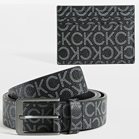 Calvin Klein - Vital 9713 Set cintura e portafoglio nero