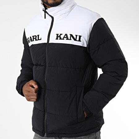 Karl Kani Doudoune Retro Block 6076820 Noir Blanc LaBoutiqueOfficielle
