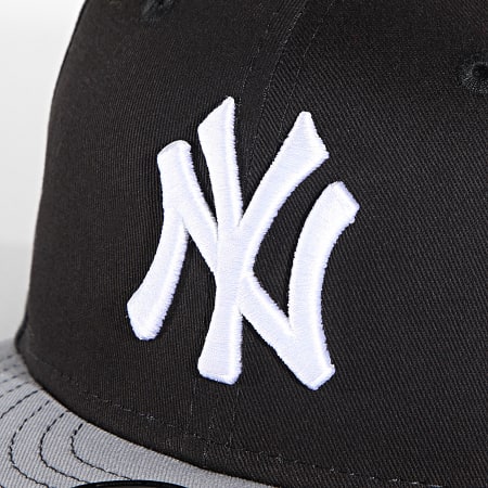 New Era - Cappellino Snapback per bambini 9Fifty MLB Cotton Block New York Yankees 10880043 Nero Grigio