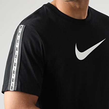 Nike - Tee Shirt A Bandes Logo Noir