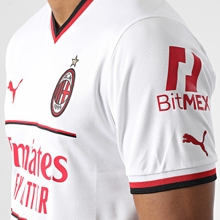 Puma - AC Milan Away Replica Sports Camiseta 765834 Blanco