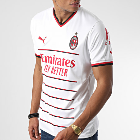 Puma - AC Milan Away Replica Sports Camiseta 765834 Blanco
