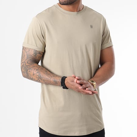 G-Star - Camiseta oversize Compact Jersey D16396 Beige
