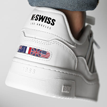 K-Swiss - Sneakers Cannon Court 07254 Bianco Bianco