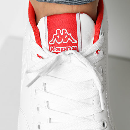 Kappa - Baskets Logo Adenis 36196IW White Red Off White