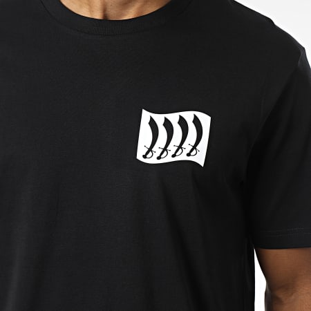 Piraterie Music - Camiseta oversize Etendard Negra Blanca