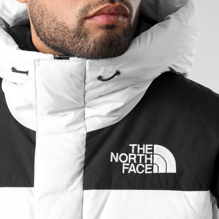 The North Face - Doudoune Capuche Himalayan A4QYX Blanc Noir