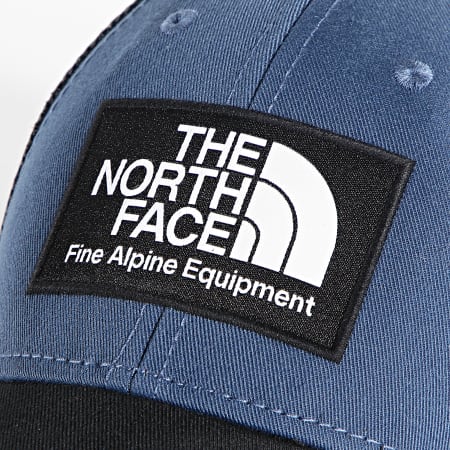 The North Face - Gorra Trucker Mudder Negro Azul