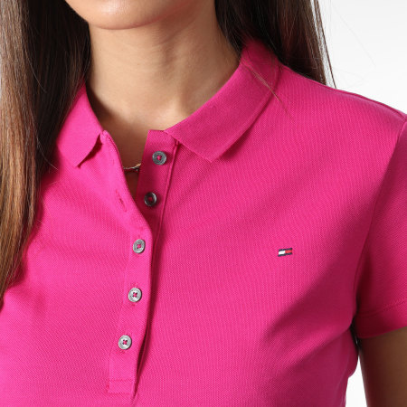 Polo Manches Courtes Femme Short Sleeve 7947 Rose Fushia