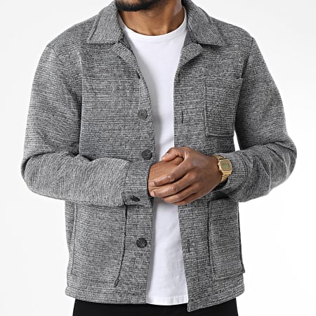 Uniplay - Manteau UY929 Gris Anthracite Chiné