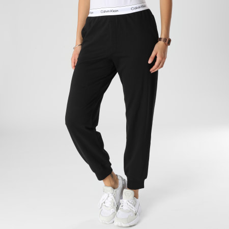 Calvin Klein - Pantalones de chándal para mujer QS6872E Negro