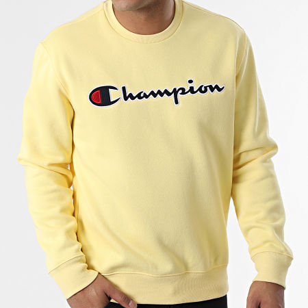 Champion - Felpa girocollo 217859 Giallo