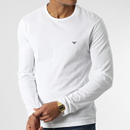 Emporio Armani - Tee Shirt Manches Longues 111653 Blanc