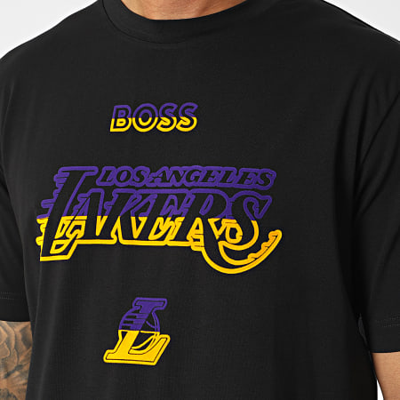 BOSS - Tee Shirt 50477424 Los Angeles Lakers Noir