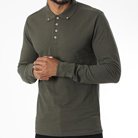 Classic Series - Polo Manches Longues Lincoln Gris Anthracite