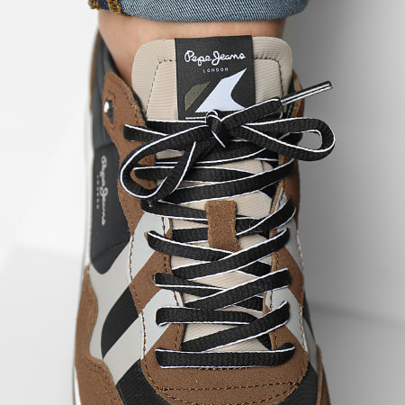 Pepe Jeans - Britt Uomo Stampa Sneakers PMS30852 Nero
