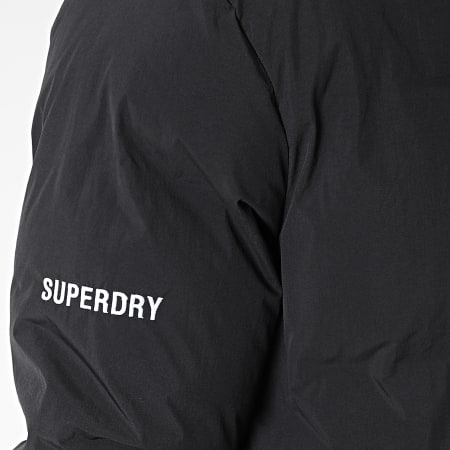 Superdry - Parka corta con capucha MS311387A Negro