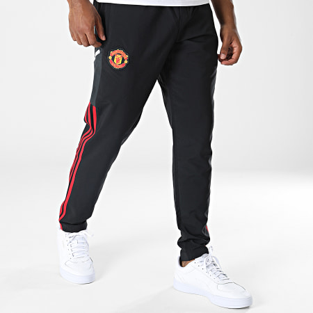Adidas Sportswear - Pantalon Jogging A Bandes H64029 Manchester United Noir