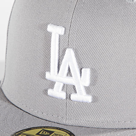 New Era - Casquette Fitted 59Fifty Perf Los Angeles Dodgers Gris