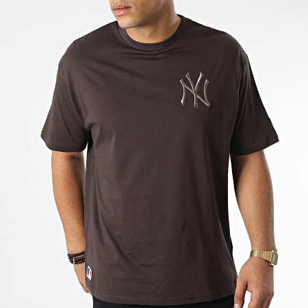 New Era - Tee Shirt New York Yankees 60297779 Marron