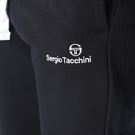Sergio Tacchini - Nason Pantaloni da jogging nero bianco