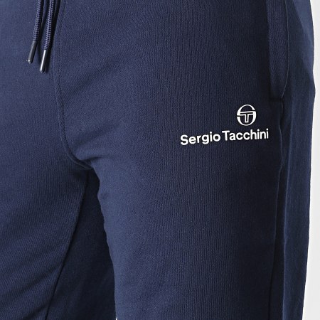 Sergio Tacchini - Pantalon Jogging Incastro Bleu Marine