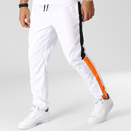 Zayne Paris  - TX805 Pantaloni da jogging bianchi