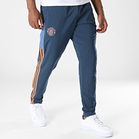 Adidas Sportswear - Pantalon Jogging MUFC HH9329 Bleu Foncé