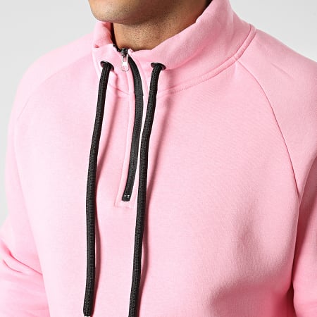 ADJ - Sweat Col Zippé Rose