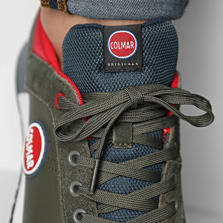 Colmar - Travis Colors Verde militare Blu scuro Rosso Sneakers