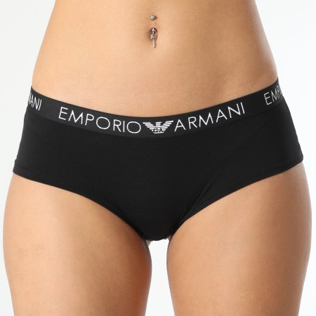 Emporio Armani - Lot De 2 Culottes Femme 164351-CC318 Noir Blanc