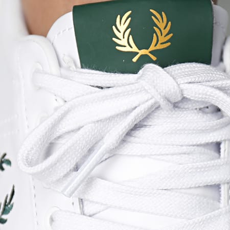 Fred Perry - B721 Sneakers in pelle FPB4321 Bianco