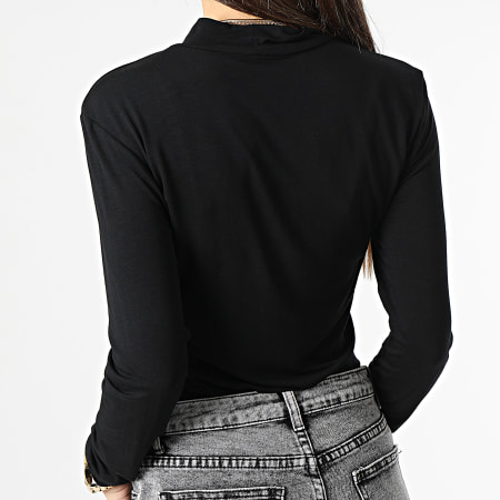 Tee-shirt Manches Longues Femme Viscose Noir - Taille 40/42 - Occasion Très Bon état - Express