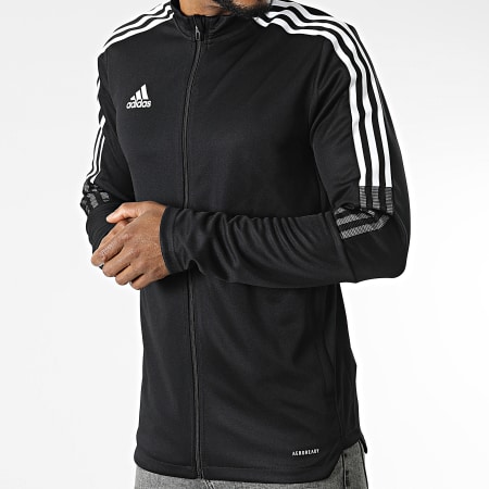 Adidas Sportswear - Veste Zippée A Bandes GM7319 Noir