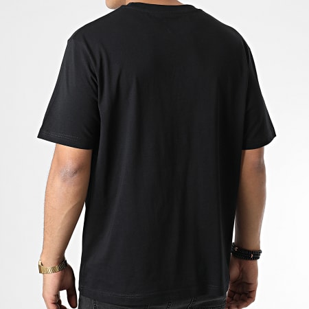 DC Comics - Tee Shirt Oversize Large Logo Velvet Black Black
