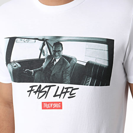 Luxury Lovers - Camiseta Chirac Fast Life Blanco