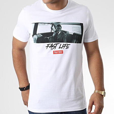Luxury Lovers - Camiseta Chirac Fast Life Blanco