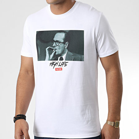 Luxury Lovers - Camiseta Chirac High Life Blanca