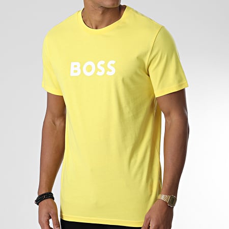 BOSS - Tee Shirt 50491706 Jaune - Ryses