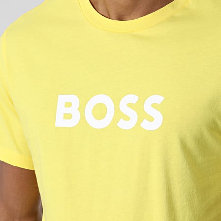 BOSS - Tee Shirt 50491706 Jaune - Ryses